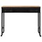 vidaXL Console Table with Castors 39.4"x13"x31.5" Solid Wood Fir